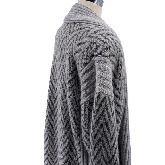 Vintage Country Concepts grandma cardigan sweater size 1X 2X grey plus size - Picture 4 of 9